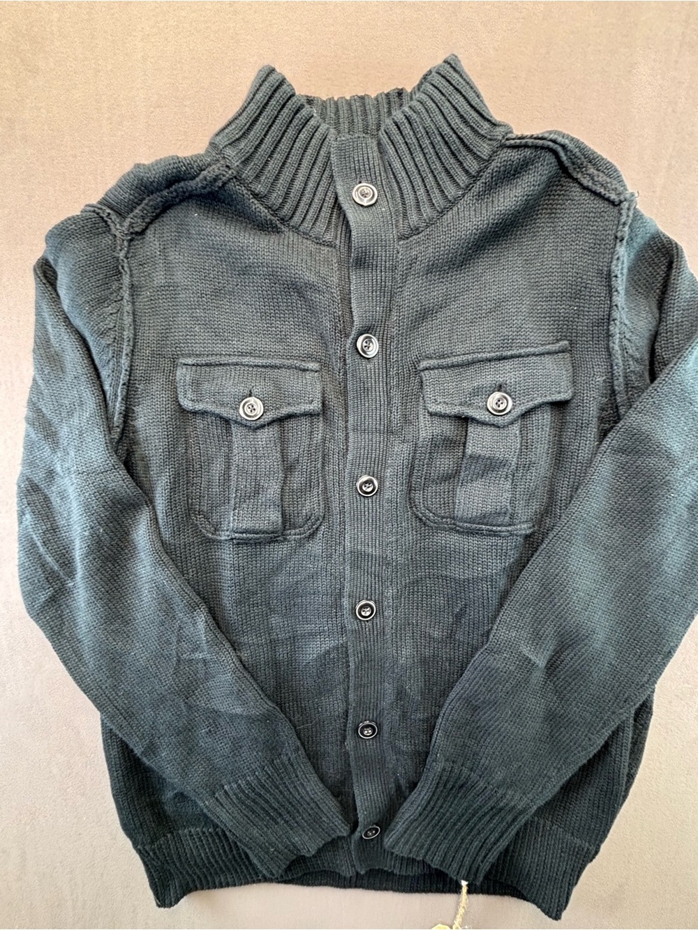 Converse All One Star Military Cardigan Sweater